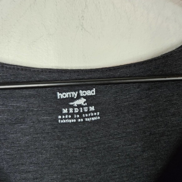 Horny Toad & Co Faux Wrap Cap Sleeve Dress M‎ Black - Picture 3 of 5